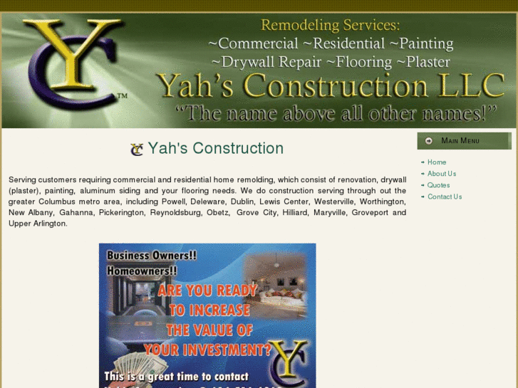 www.yahsconstruction.com