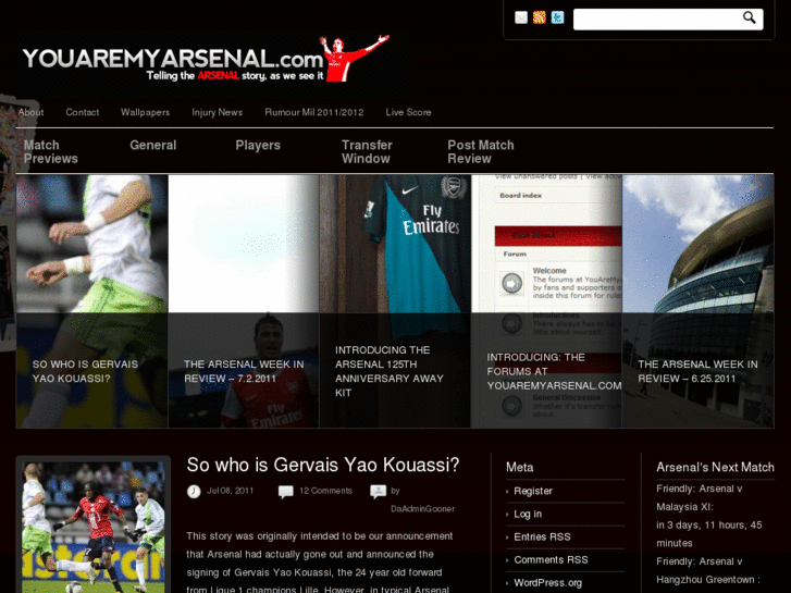 www.youaremyarsenal.com