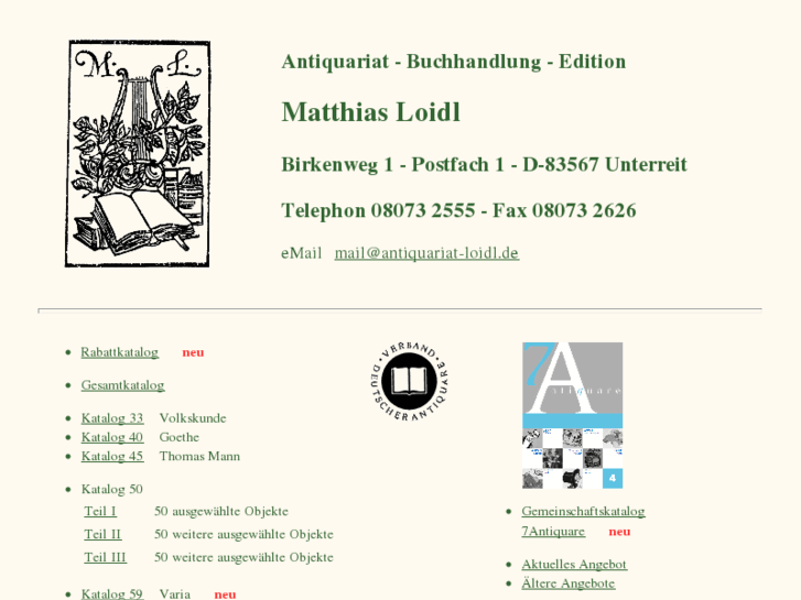 www.antiquariat-loidl.de