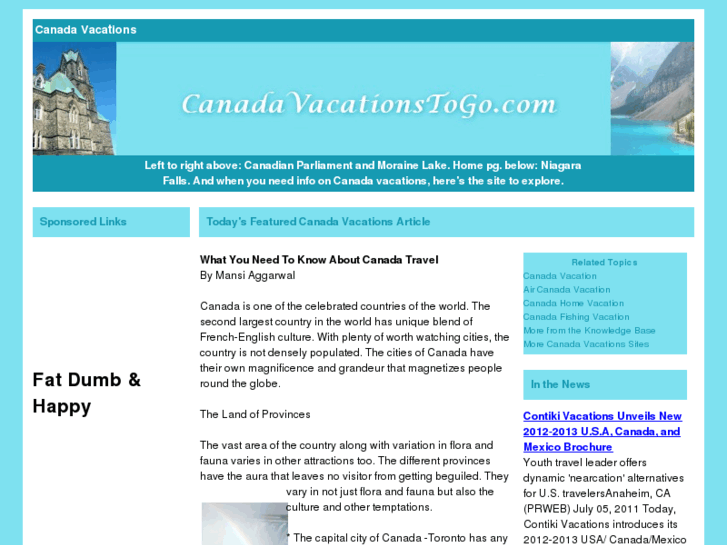 www.canadavacationstogo.com