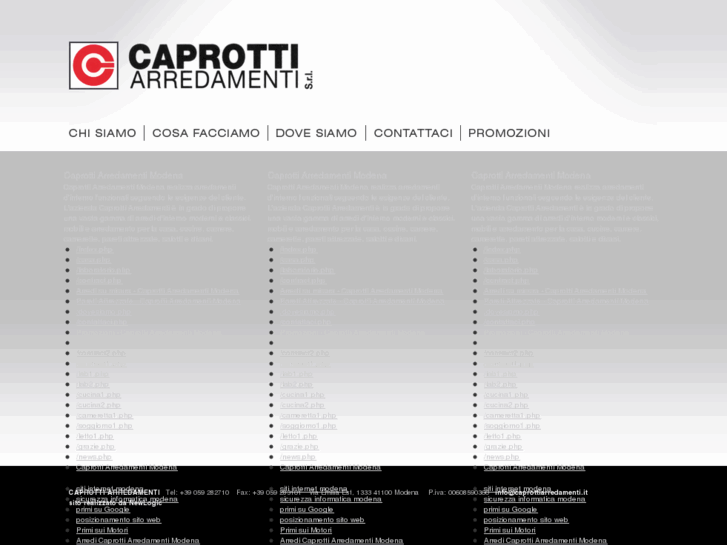 www.caprottiarredamenti.com