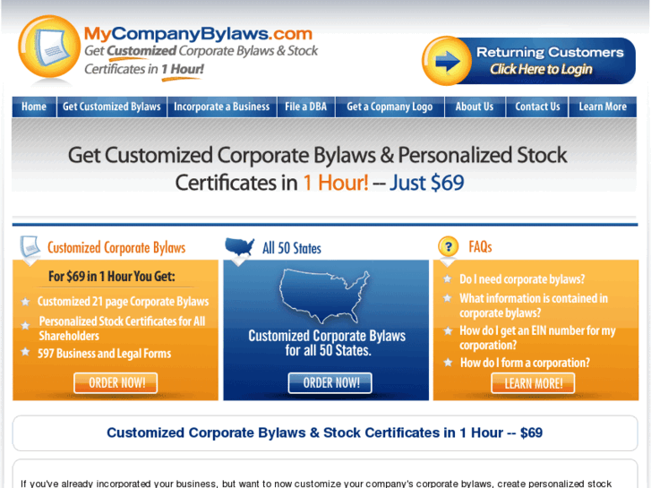 www.corporate-bylaws.net