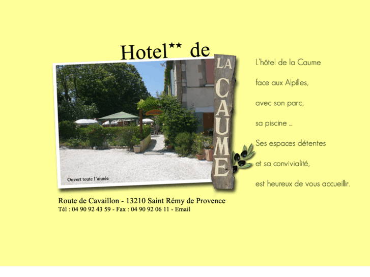 www.hoteldelacaume.com