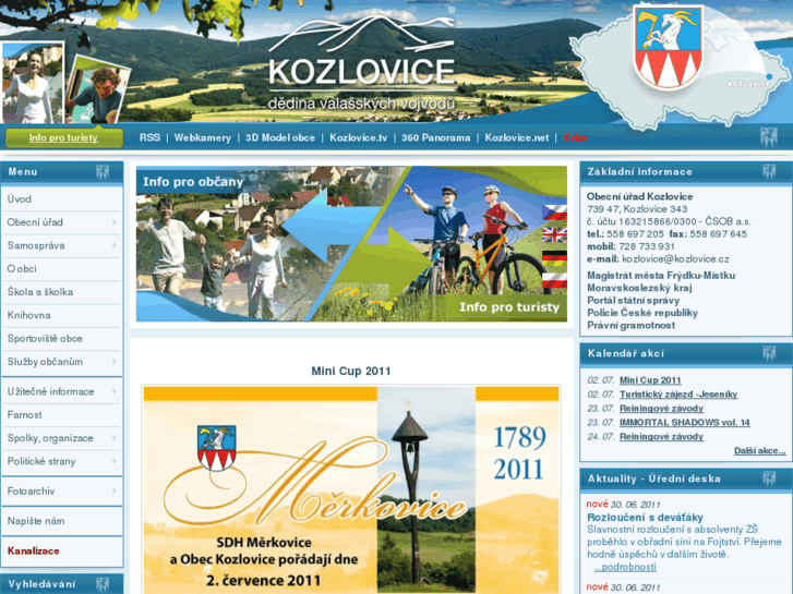 www.kozlovice.cz