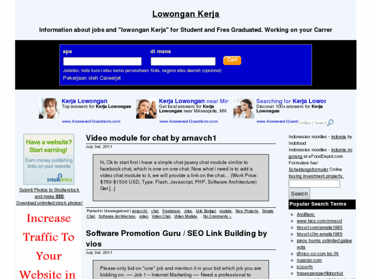 www.lowongankerja.co.in