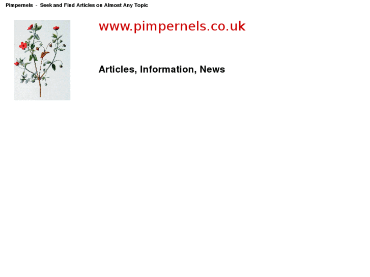 www.pimpernels.co.uk