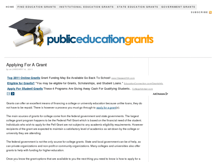 www.publiceducationgrants.com