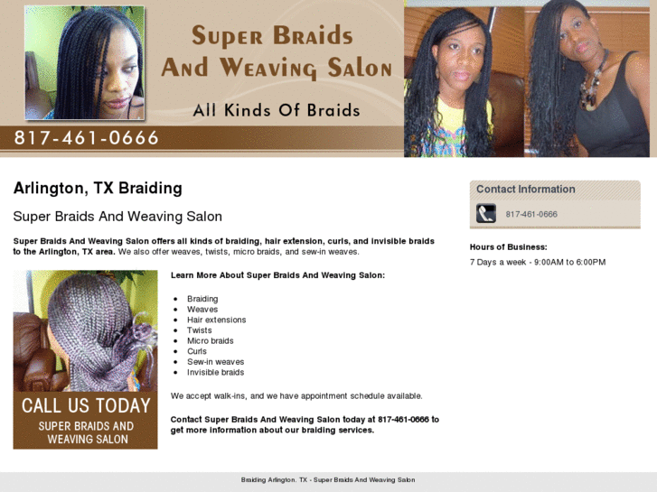 www.superbraidsandweavingsalon.net