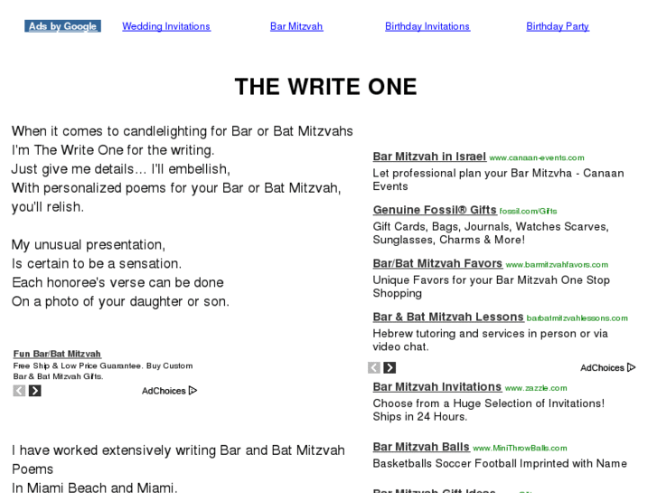 www.thewriteone.net