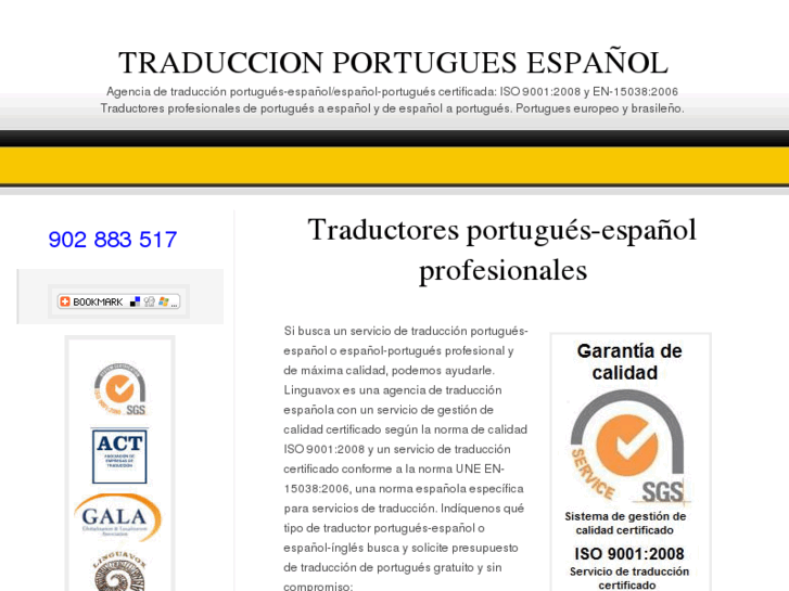 www.traduccionportugues.es