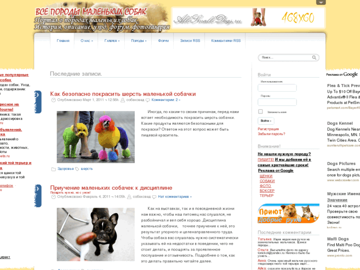 www.all-small-dogs.ru