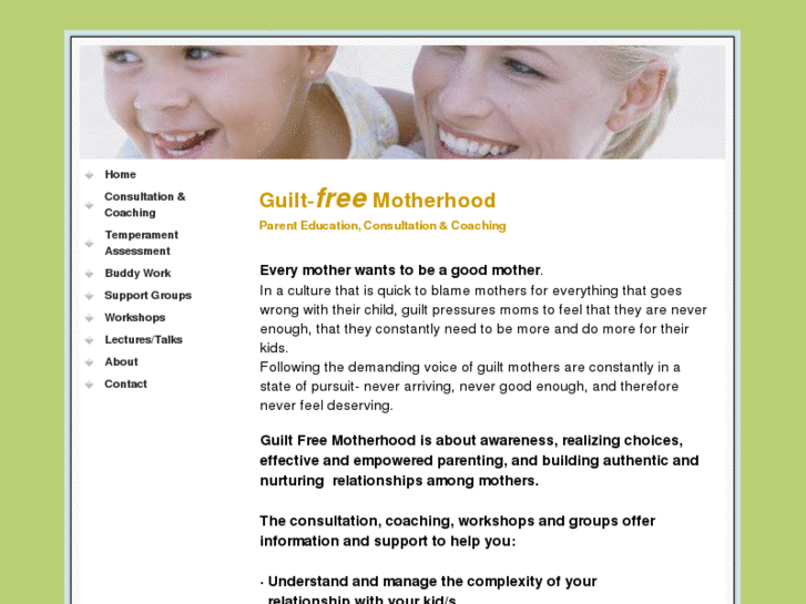 www.guiltfreemotherhood.com