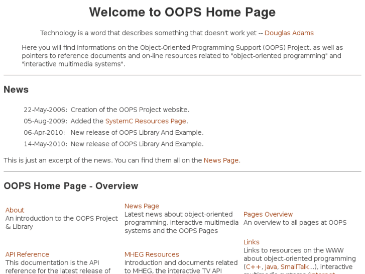 www.oopsproject.info