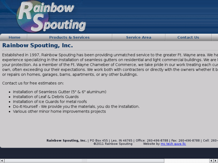 www.rainbowspouting.com