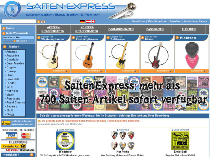 www.saitenexpress.com