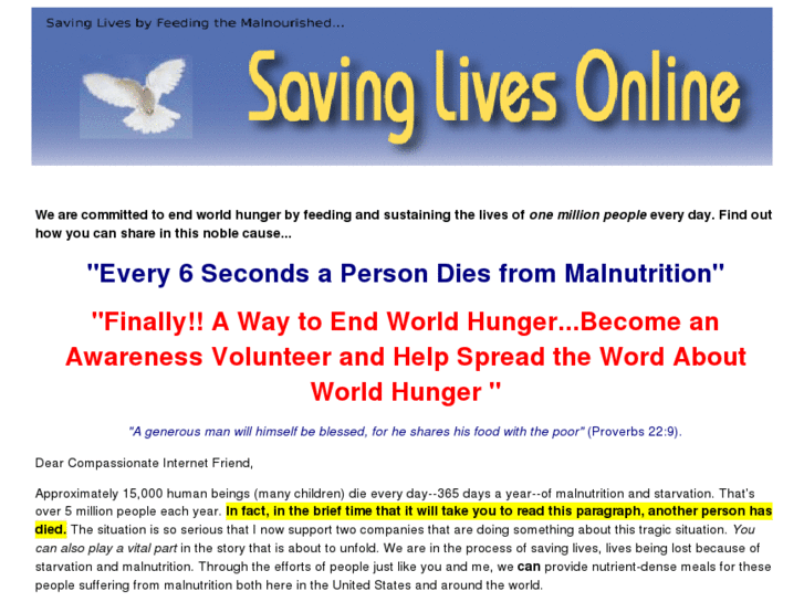 www.savinglivesonline.com