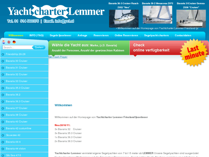 www.segelyachtchartern-ijsselmeer.de