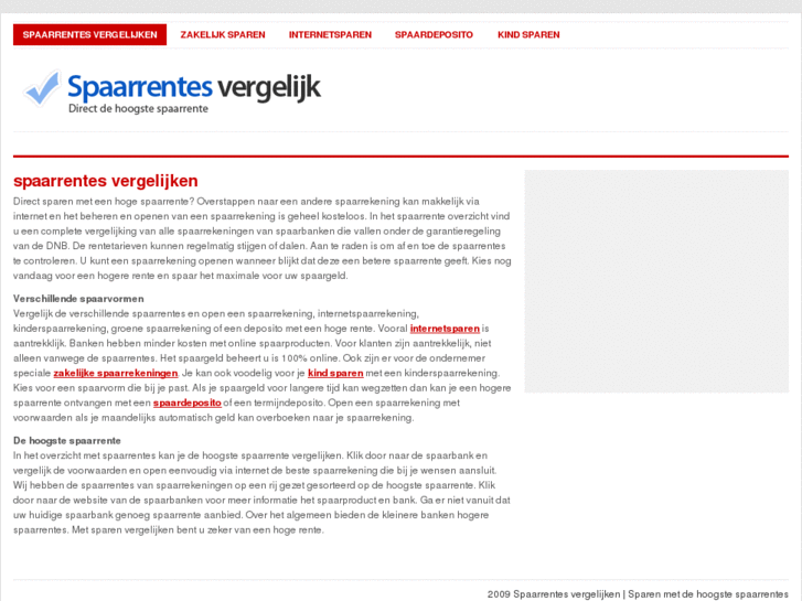 www.spaarrentes-vergelijken.nl