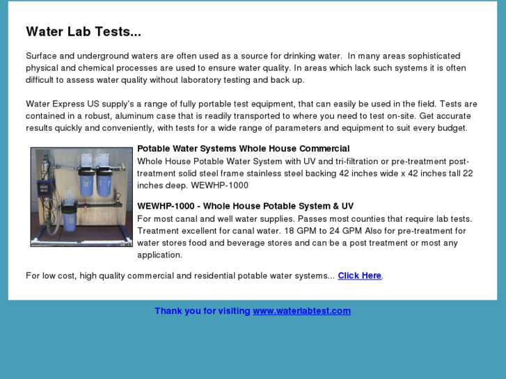 www.waterlabtest.com