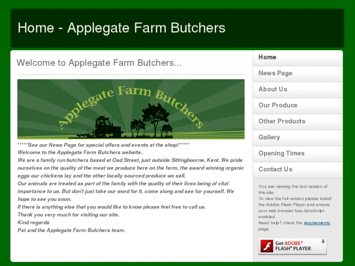 www.applegatefarmbutchers.com