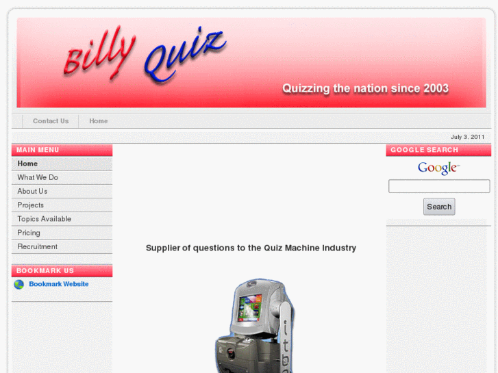 www.billyquiz.com