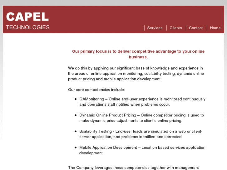 www.capeltechnologies.com