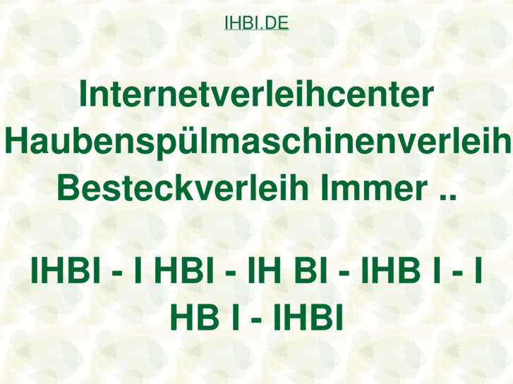 www.ihbi.de