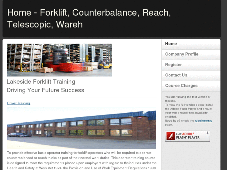 www.lakesideforklifttraining.co.uk