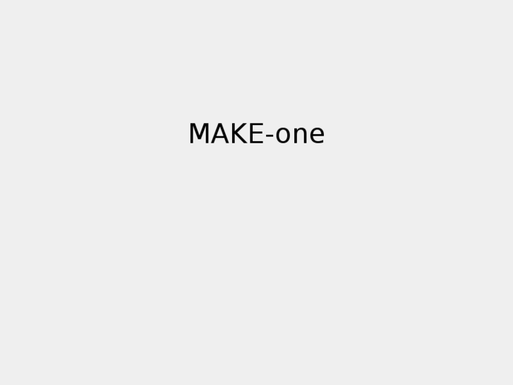 www.make-one.com