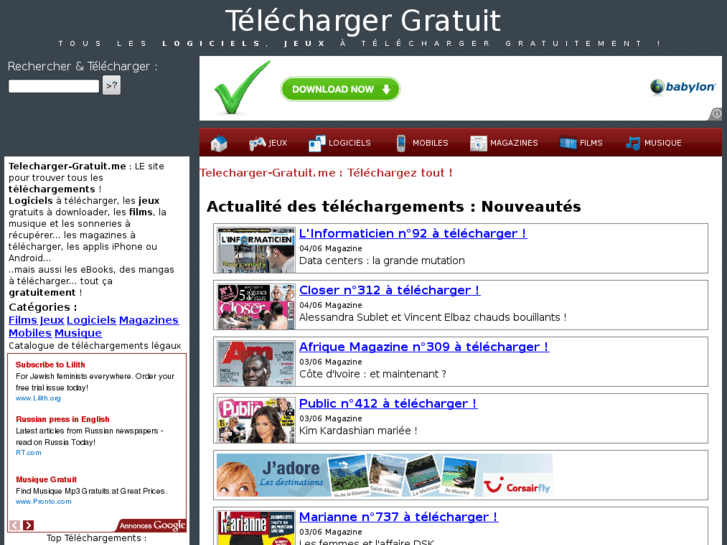 www.telecharger-gratuit.me