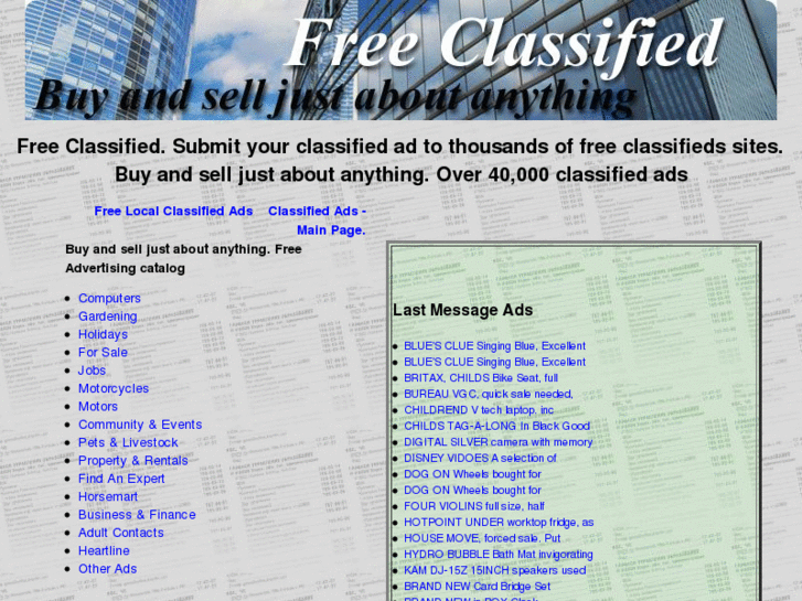 www.theclassifieds01.org