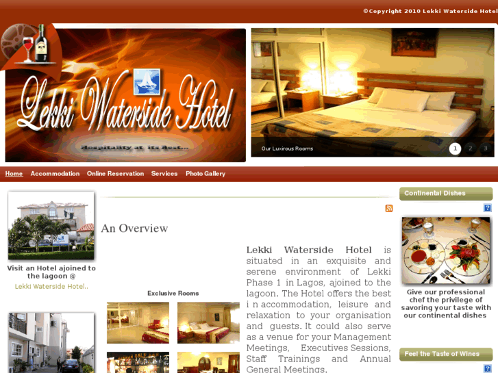 www.lekkiwatersidehotel.com