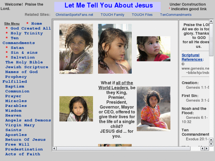 www.letmetellyouaboutjesus.com