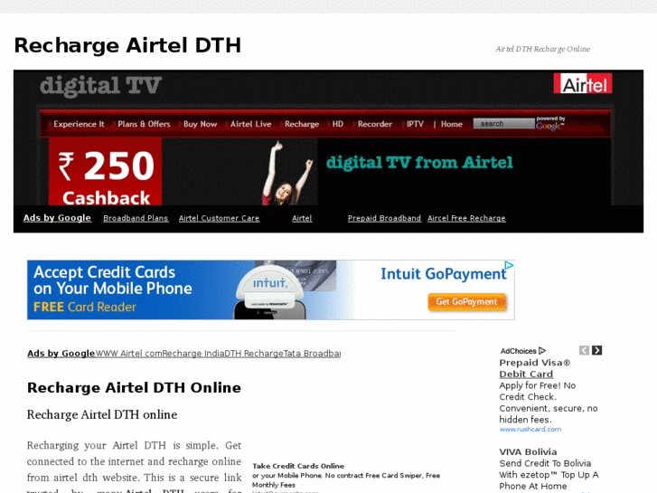 www.rechargeairteldth.com