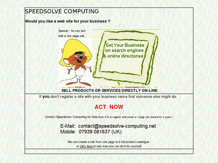 www.speedsolve-computing.net