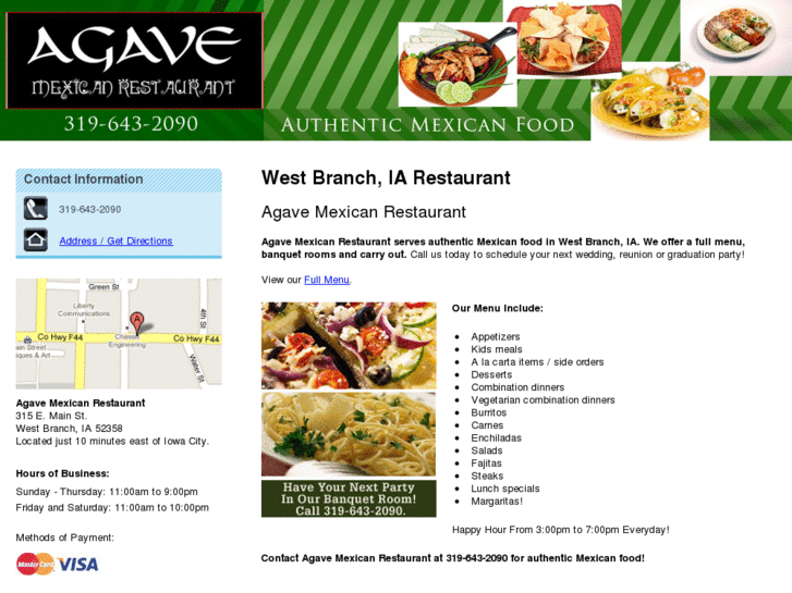 www.agavemexicanrestaurantwb.com