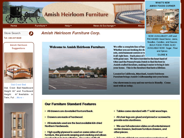 www.amishheirloomfurniture.com