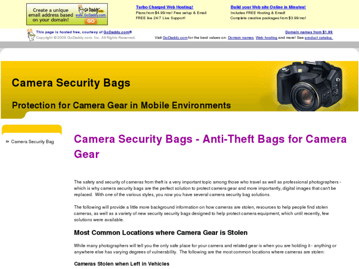 www.camerasecuritybags.com