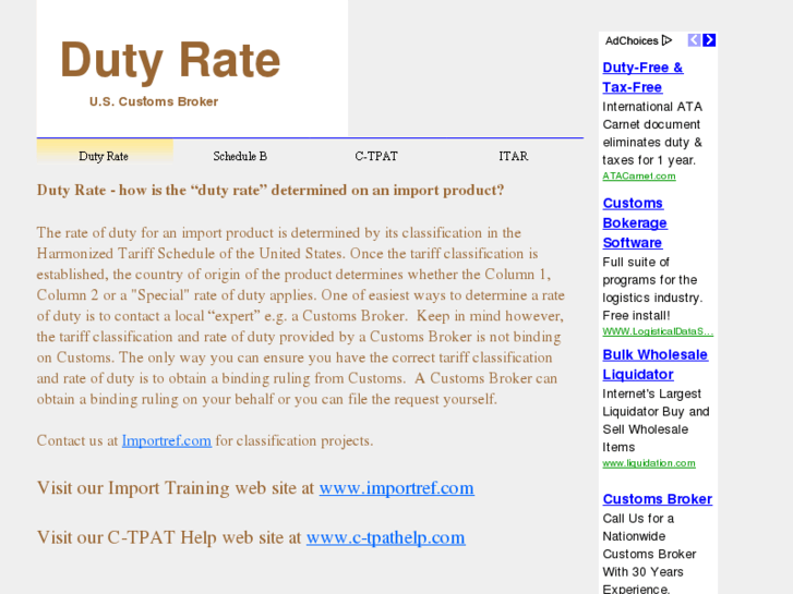 www.duty-rate.com