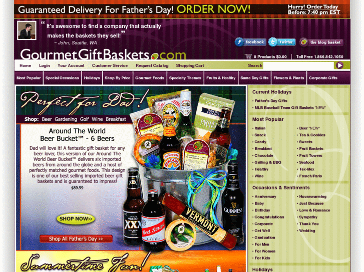 www.gourmetgiftbasketsinc.com