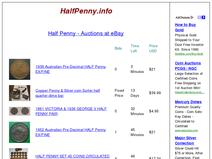 www.halfpenny.info