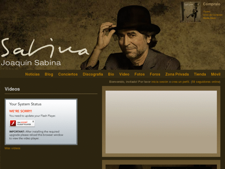 www.joaquinsabina.es