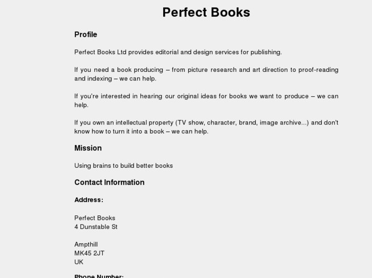 www.perfectbooks.co.uk