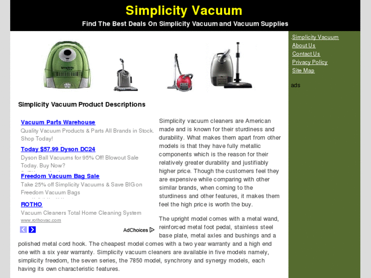 www.simplicityvacuum.org