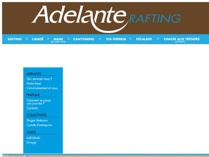 www.adelante-rafting.com