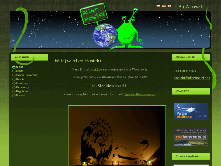 www.alienhostel.com