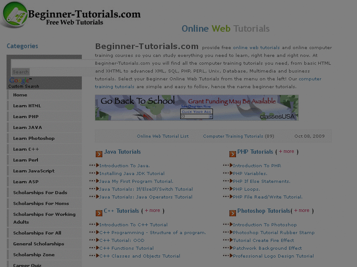 www.beginner-tutorials.com