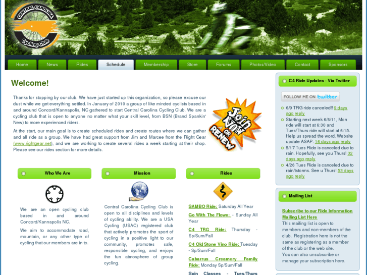 www.centralcarolinacycling.com