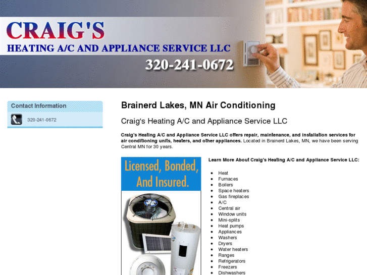 www.craigsheatingapplianceservice.com