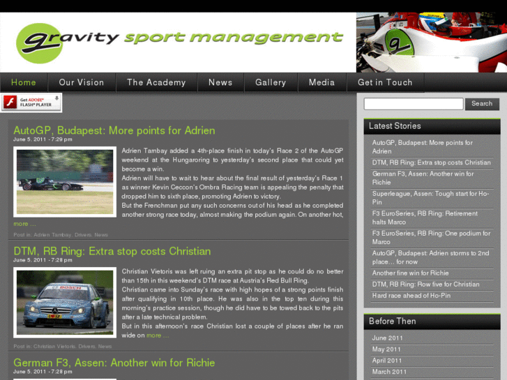 www.gravity-sport-management.com